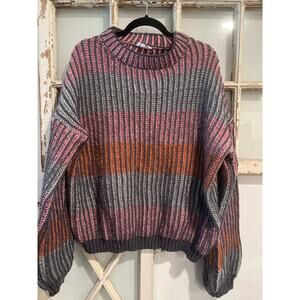 SPLA size large womens striped sweater